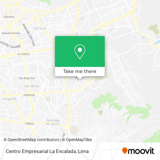 Centro Empresarial La Encalada map