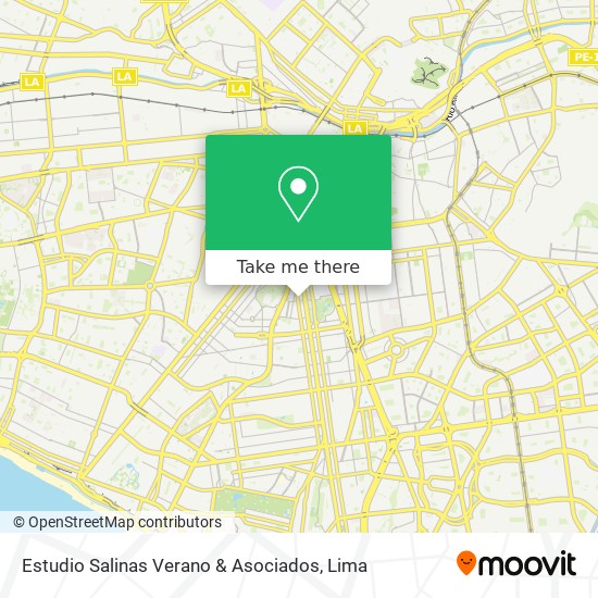 Estudio Salinas Verano & Asociados map