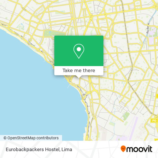 Eurobackpackers Hostel map