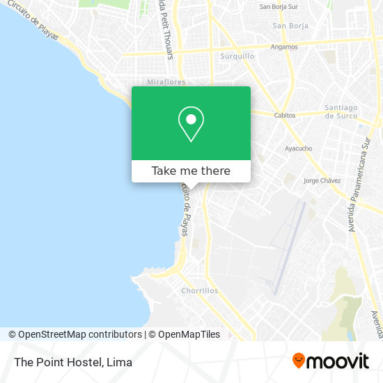 The Point Hostel map