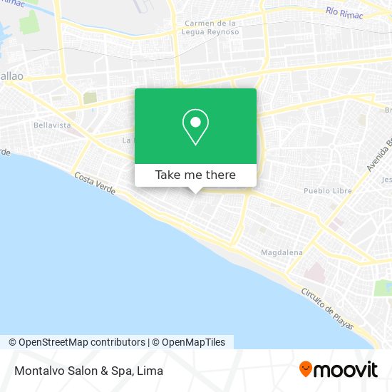 Mapa de Montalvo Salon & Spa