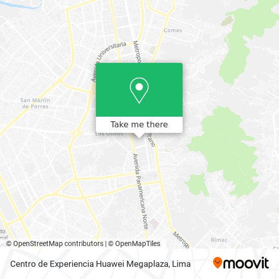 Centro de Experiencia Huawei Megaplaza map