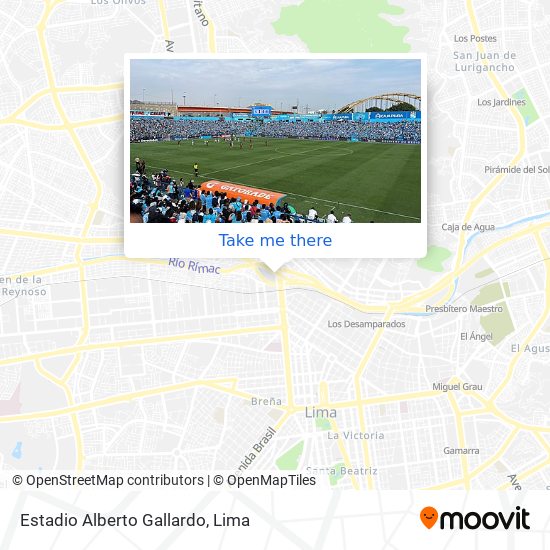 Estadio Alberto Gallardo map