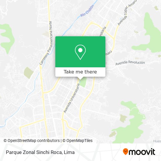 Parque Zonal Sinchi Roca map