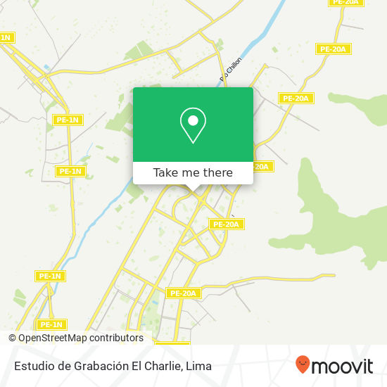 Estudio de Grabación El Charlie map