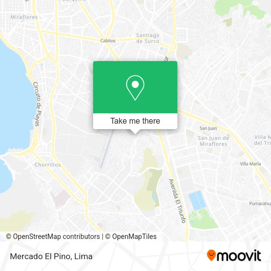 Mapa de Mercado El Pino