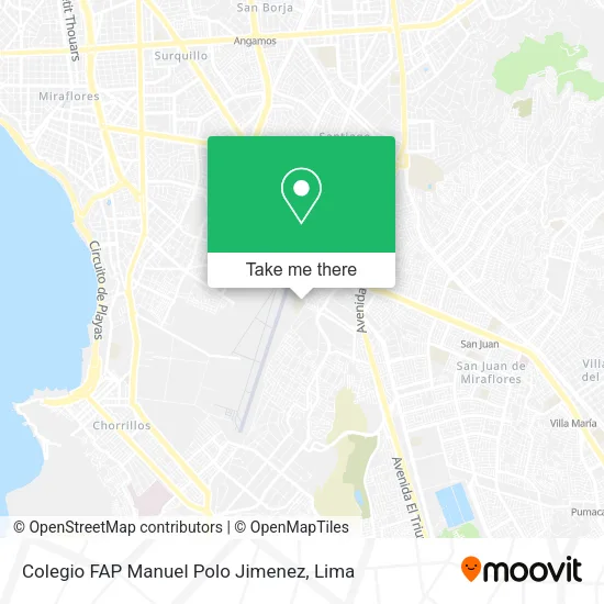 Colegio FAP Manuel Polo Jimenez map