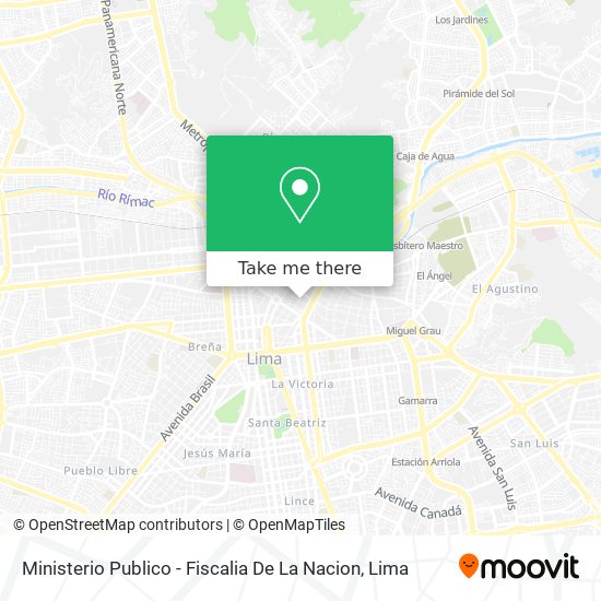 Ministerio Publico - Fiscalia De La Nacion map