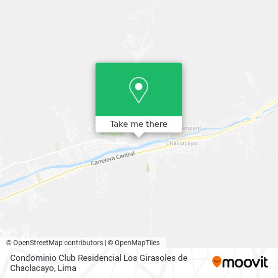 Condominio Club Residencial Los Girasoles de Chaclacayo map