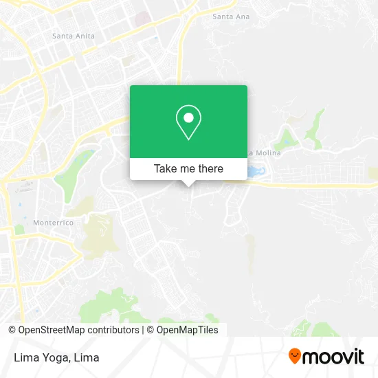 Lima Yoga map