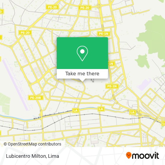 Lubicentro Milton map