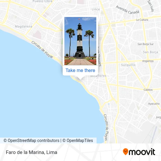 Faro de la Marina map
