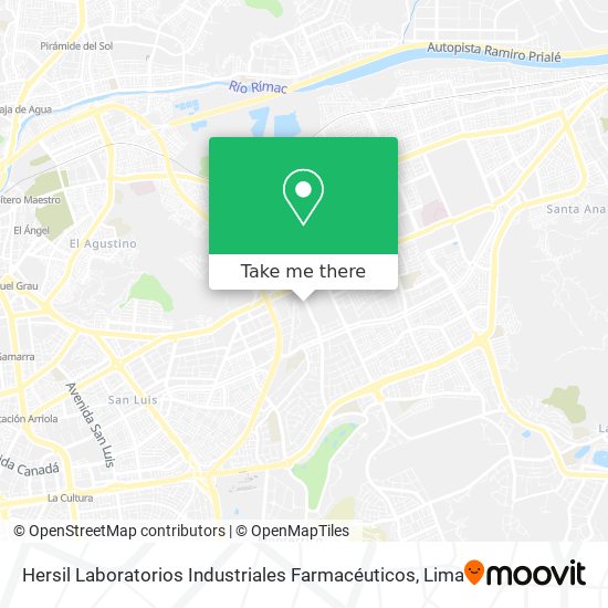 Hersil Laboratorios Industriales Farmacéuticos map