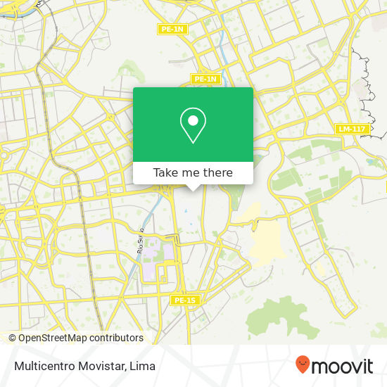 Multicentro Movistar map