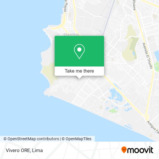 Vivero ORE map