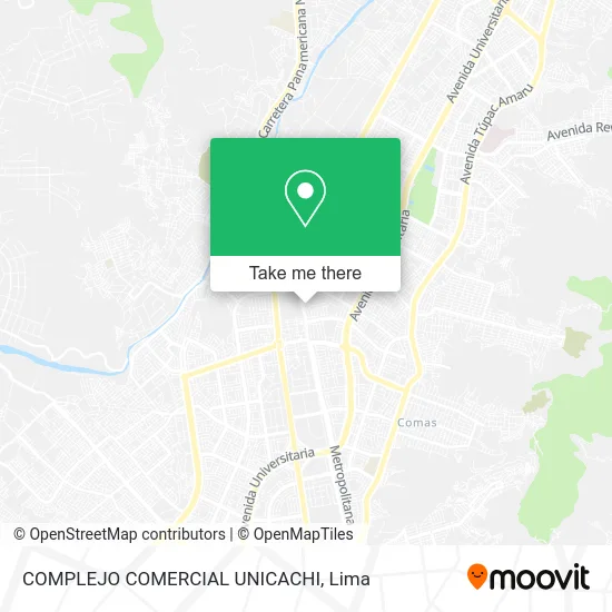 COMPLEJO COMERCIAL  UNICACHI map