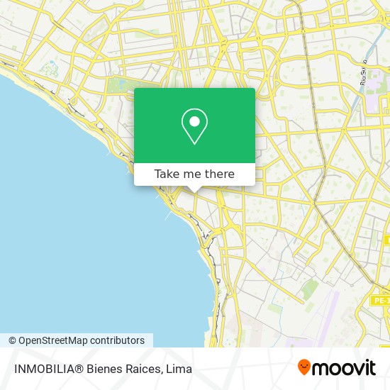 INMOBILIA® Bienes Raices map