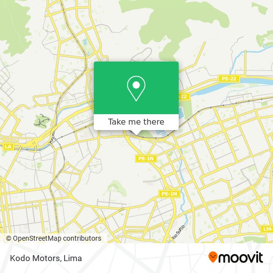 Kodo Motors map