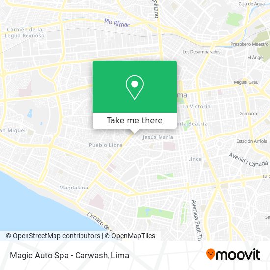 Magic Auto Spa - Carwash map