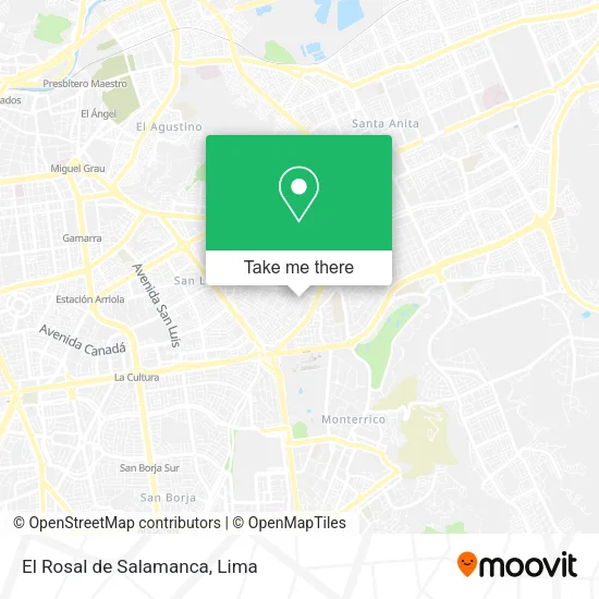 Mapa de El Rosal de Salamanca