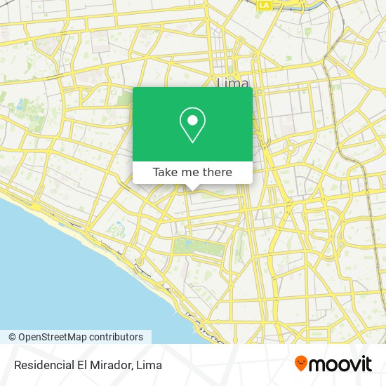 Residencial El Mirador map
