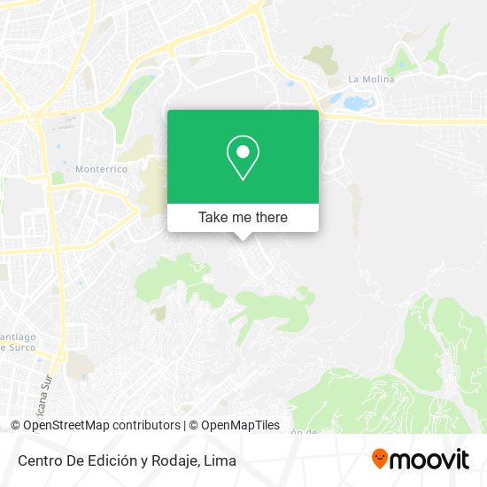 Centro De Edición y Rodaje map