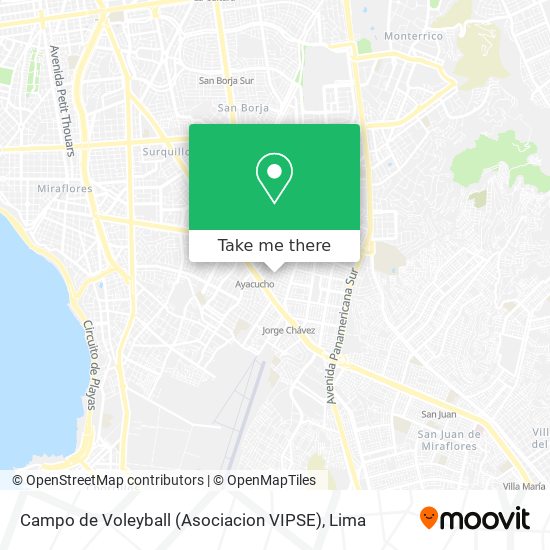 Campo de Voleyball (Asociacion VIPSE) map