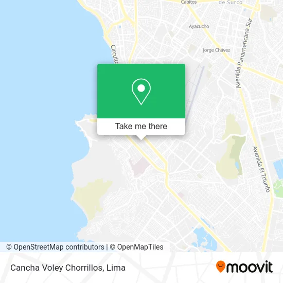 Cancha Voley Chorrillos map