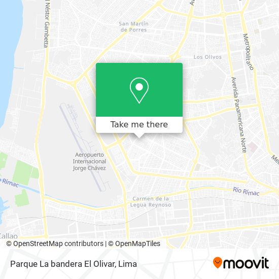 Parque  La bandera  El Olivar map