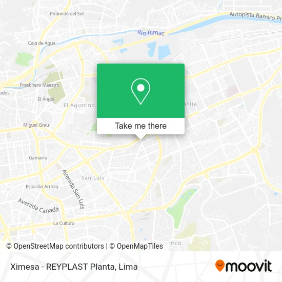 Mapa de Ximesa - REYPLAST Planta