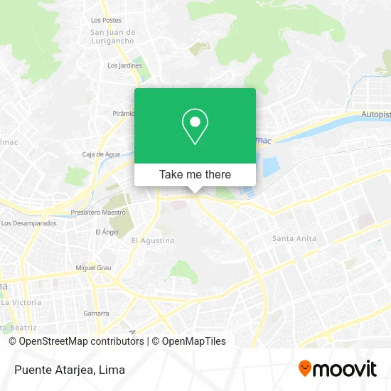 Mapa de Puente Atarjea