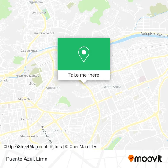 Puente Azul map