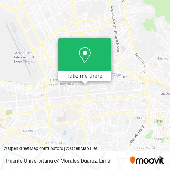 Puente Universitaria c/ Morales Duárez map