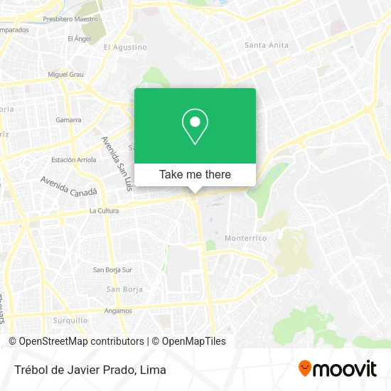Mapa de Trébol de Javier Prado