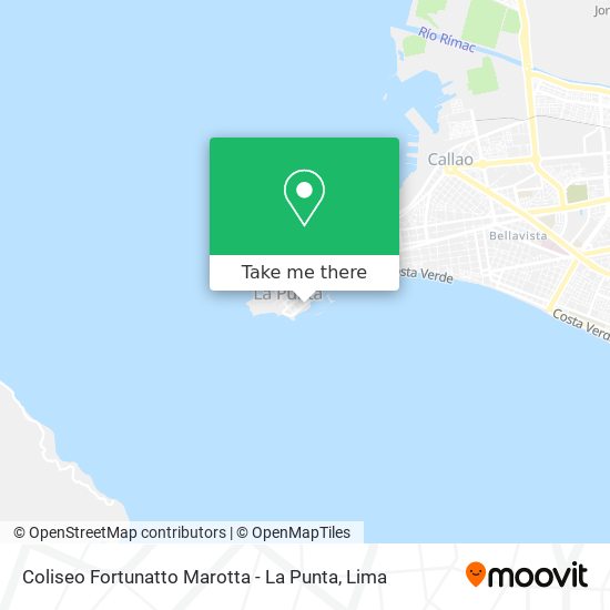 Coliseo Fortunatto Marotta - La Punta map