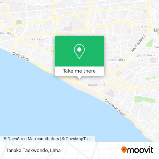 Mapa de Tanaka Taekwondo