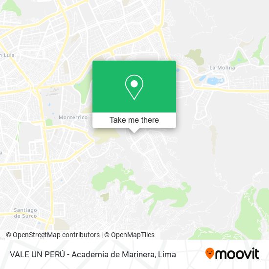 VALE UN PERÚ - Academia de Marinera map
