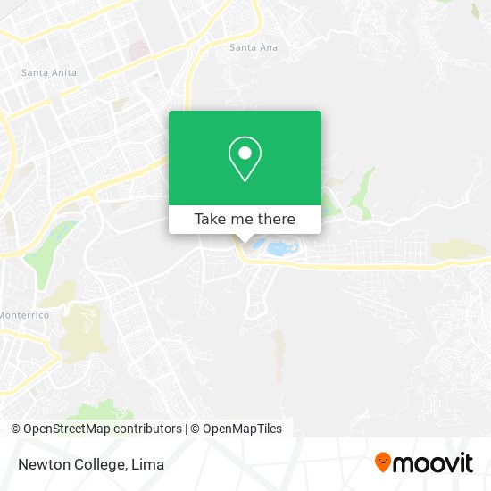 Mapa de Newton College