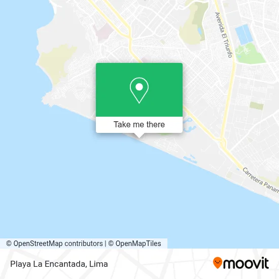 Playa La Encantada map