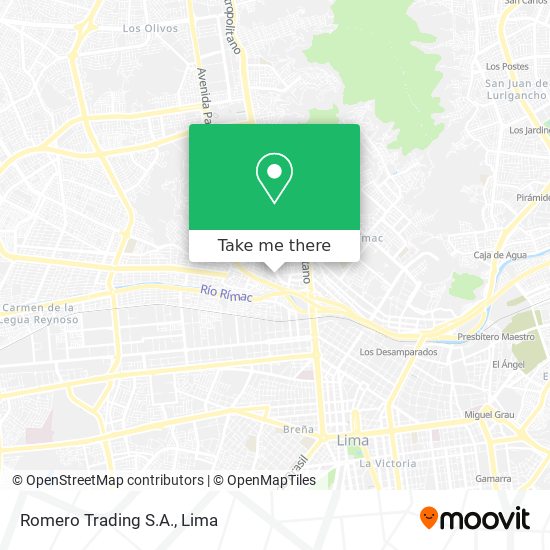 Romero Trading S.A. map