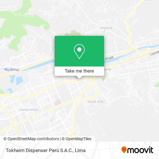 Tokheim Dispenser Perú S.A.C. map