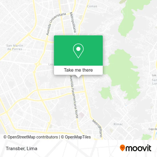 Mapa de Transber
