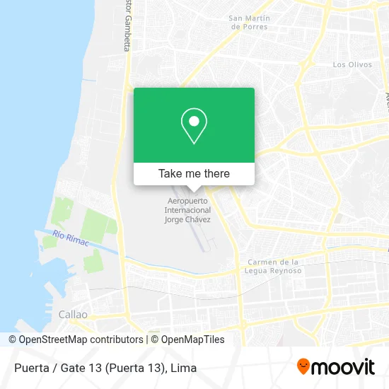 Puerta / Gate 13 (Puerta 13) map