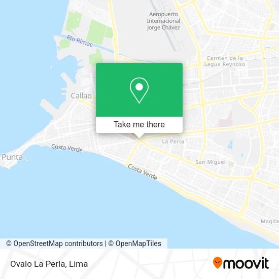 Mapa de Ovalo La Perla