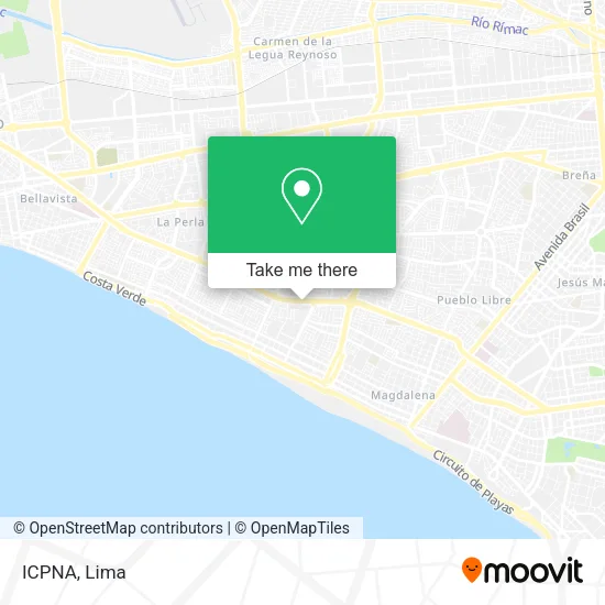 Mapa de ICPNA