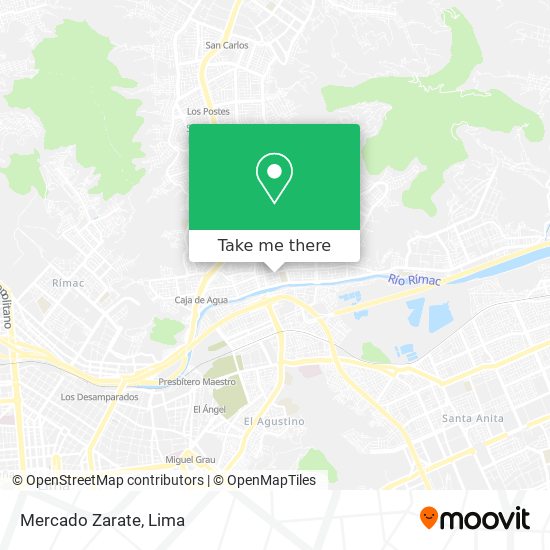 Mercado Zarate map
