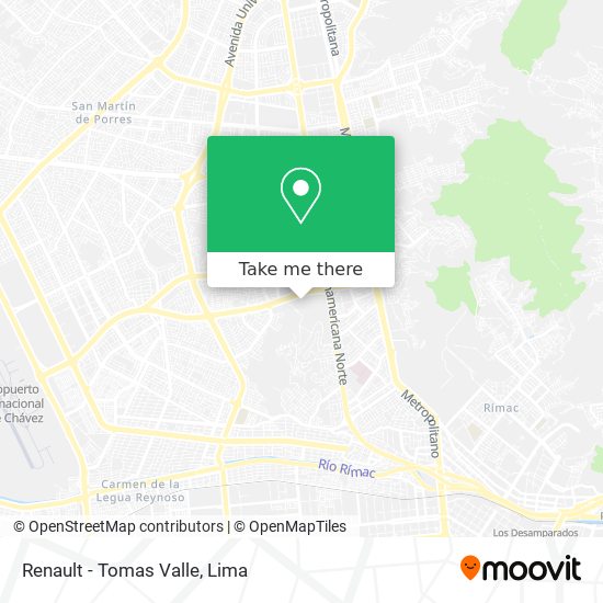 Renault - Tomas Valle map