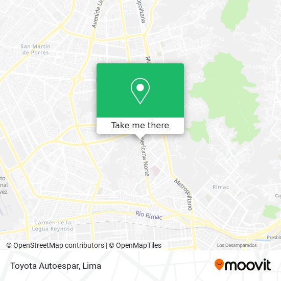 Toyota Autoespar map