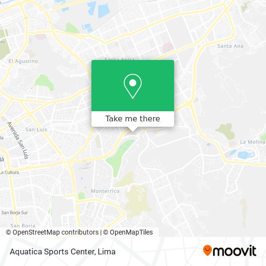 Aquatica Sports Center map