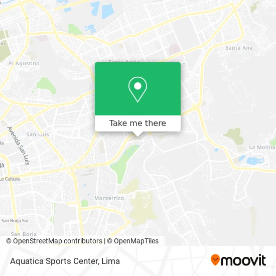 Aquatica Sports Center map